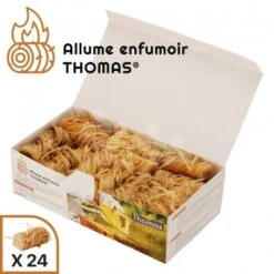 Allumes Enfumoir Thomas® Nid En Laine De Bois (boîte 24 Pièces)