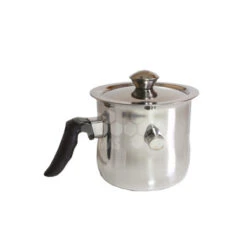 Bain-marie Inox Petit Modèle 1,5 L Pour Fondre La Cire D'abeilles