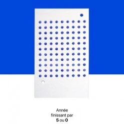 Pastilles Numérotées Bleues Pour Marquage De Reine (99 Numéros)