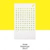 Pastilles Numérotées Jaunes Pour Marquage De Reine (99 Numéros)
