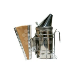 Enfumoir à Abeilles Inox Type Américain (cage De Protection) H.25 Cm