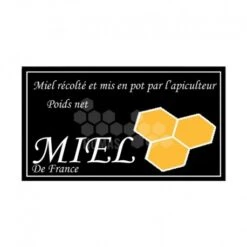 Étiquette Noire 3 Alvéoles