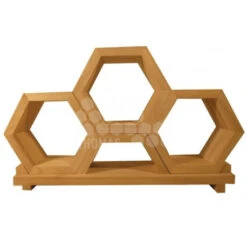 PRESENTOIR EN BOIS MASSIF 3 ALVÉOLES