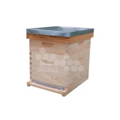 Ruche à Tenons Dadant 10 Cadres Tradition Avec Toit Plat Et Cadres