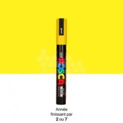 Stylo Marqueur Posca De Couleur Jaune Pour Marquage De Reine