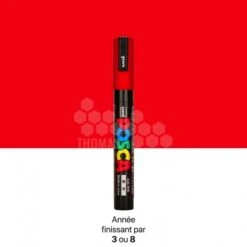 Stylo Marqueur Posca De Couleur Rouge Pour Marquage De Reine